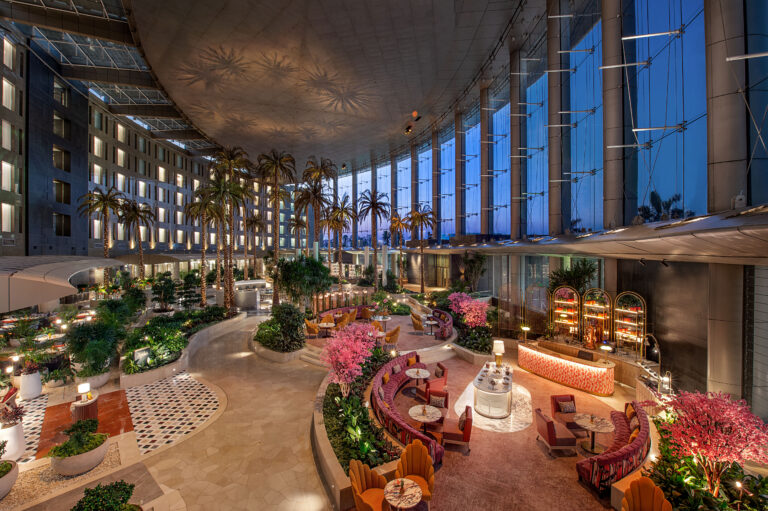 The Waldorf Astoria Cairo hotel lobby